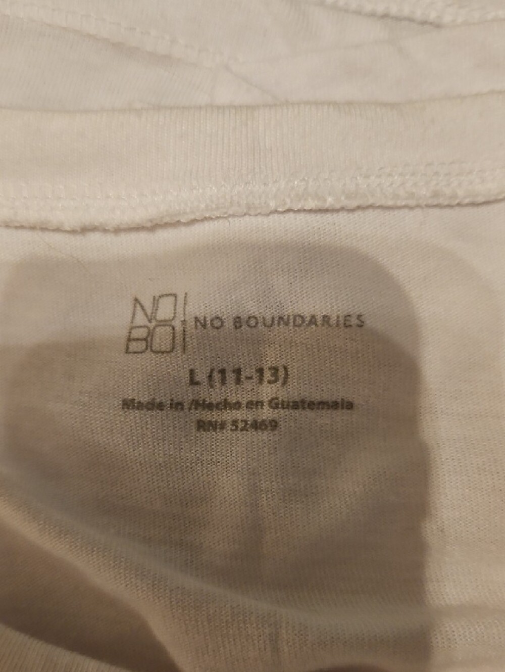 No Boundaries White Short-Sleeve Tee - Picture 2 of 2